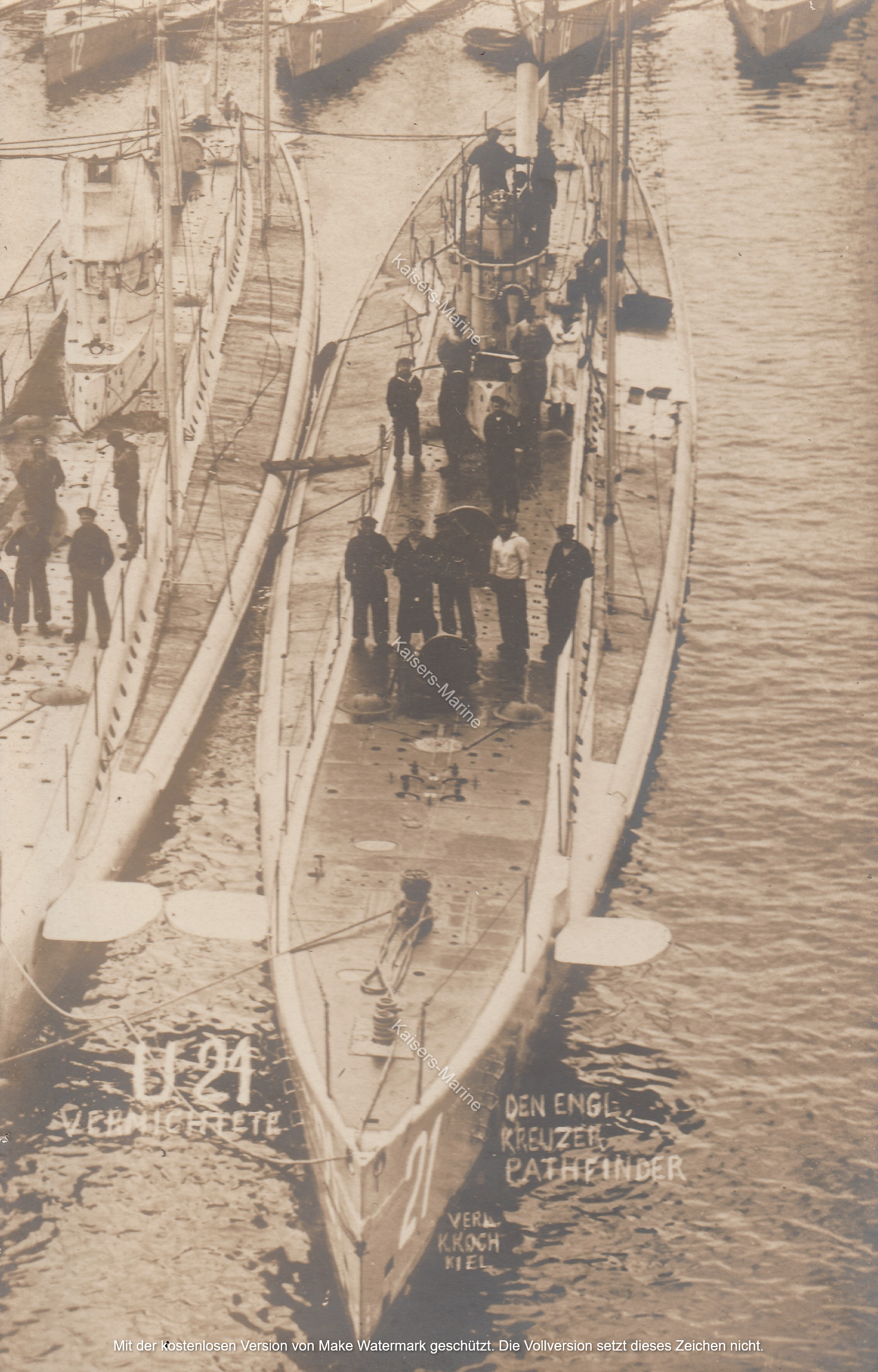 Kaisers Marine Sammlung SM UBoot U 21